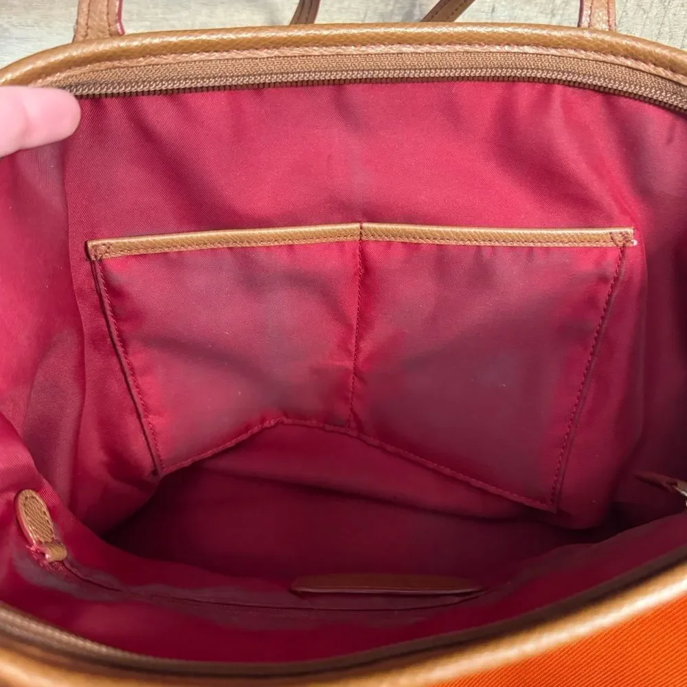 Coach Orange Sawyer Tote Bag